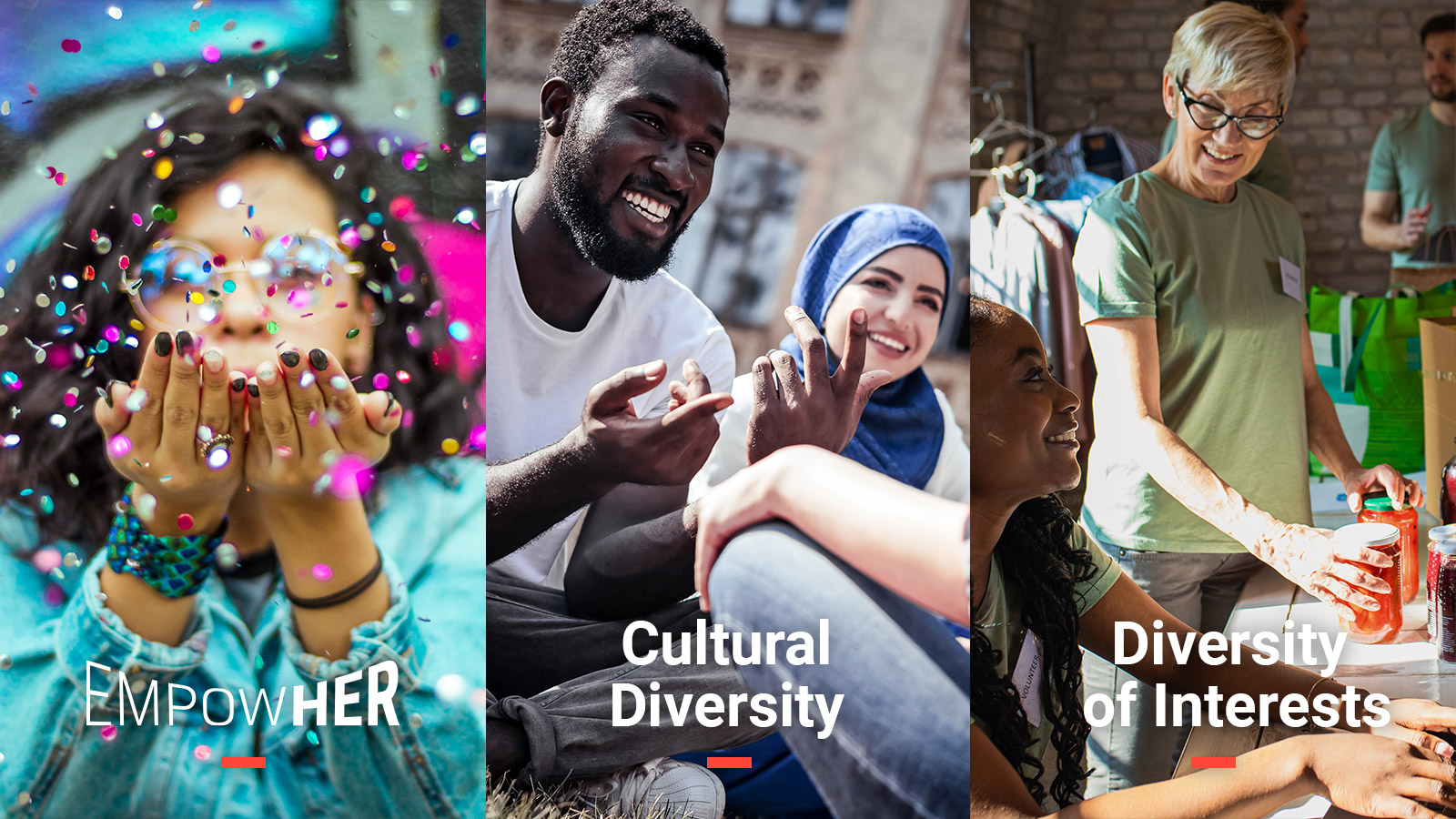 Diversity Säulen