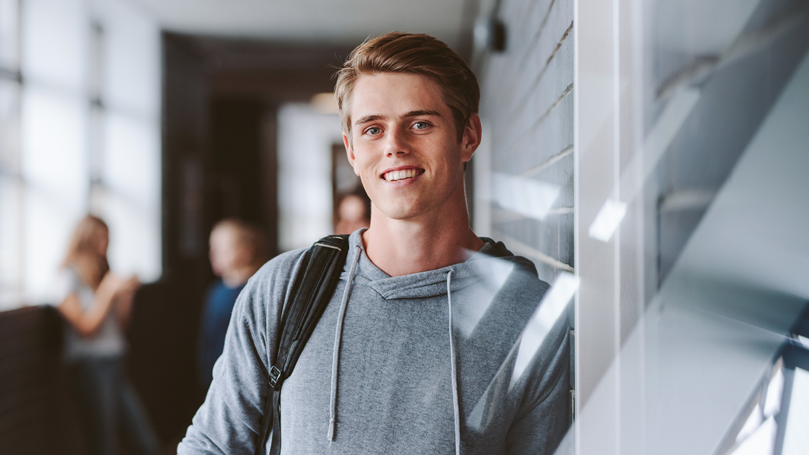 Young man, symbolic for student job applicants
